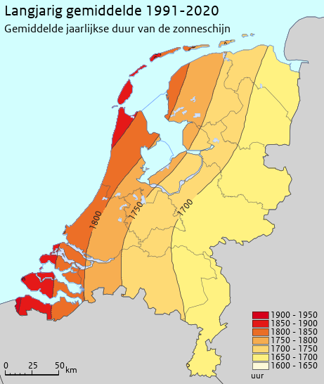 Zonuren Nederland