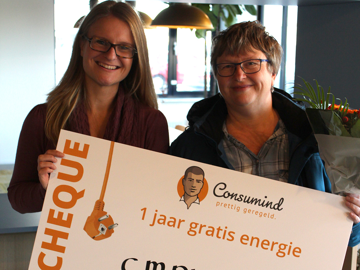 Winnaar jaar gratis energie: Mevr. Bunschoten - Bus uit Montfoort